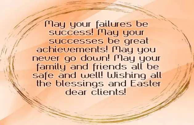 Easter Wishes From Company