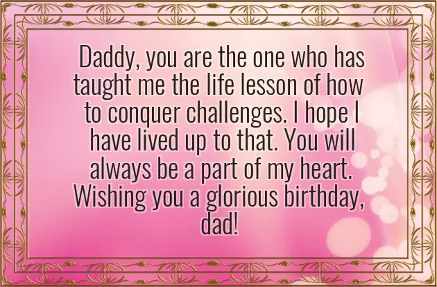 Birthday Wishes To My Dad From Daughter Birthday Wishes To My Dad From Daughter