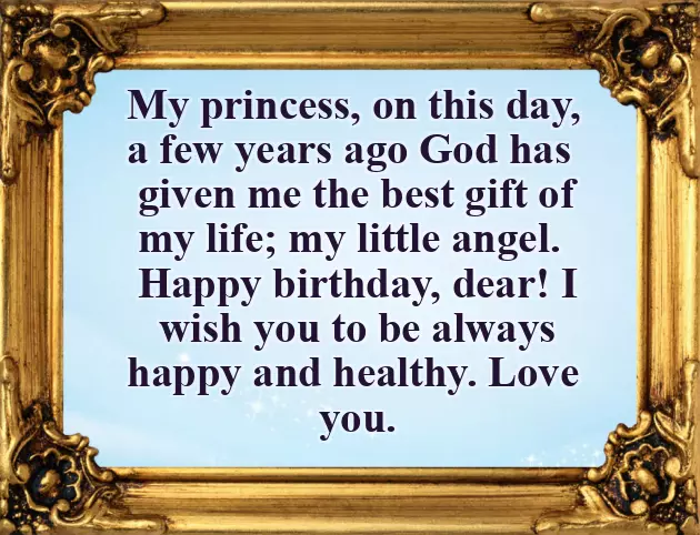 3Rd Birthday Wishes For Daughter