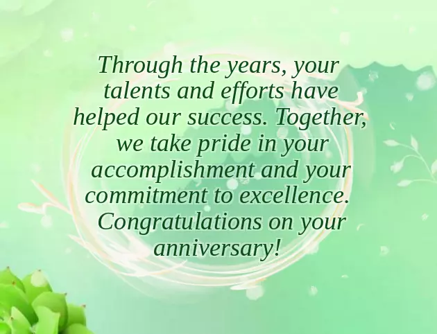 Anniversary Congrats Message Anniversary Congrats Message