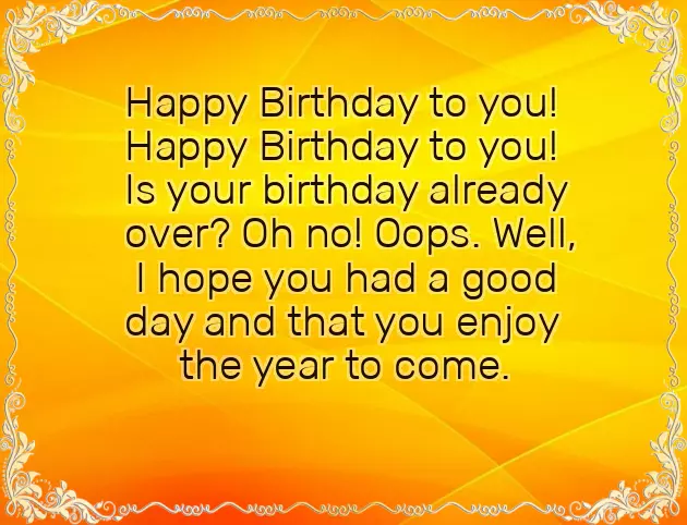 Happy Belated Birthday Gif Happy Belated Birthday Gif