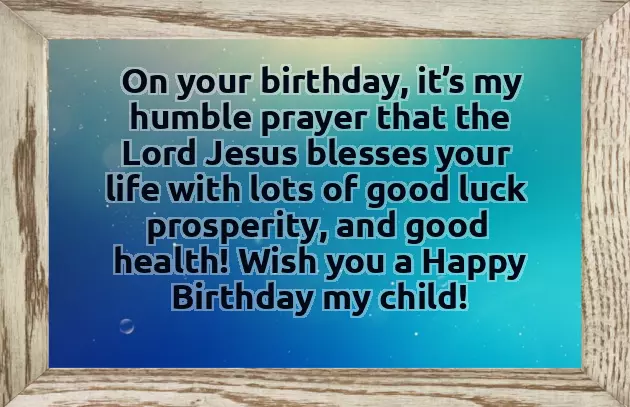 Birthday Wishes Child Quotes
