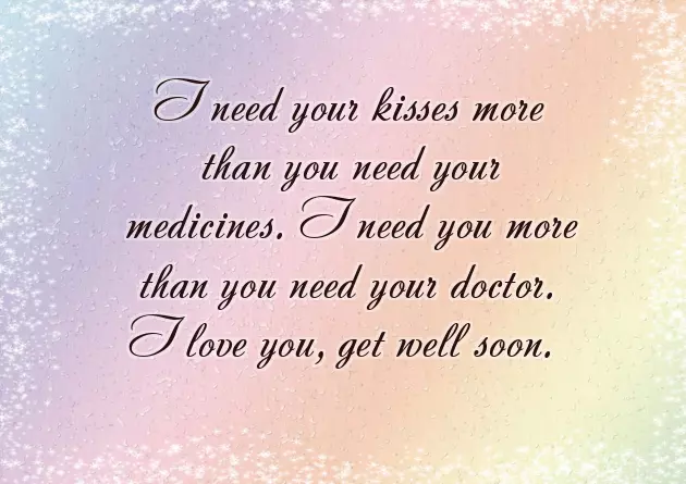 Get Well Soon To My Girlfriend