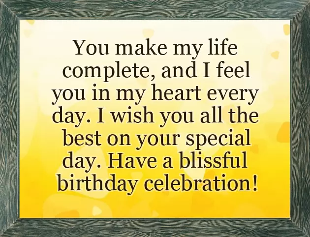 Heart Touching Birthday Wishes