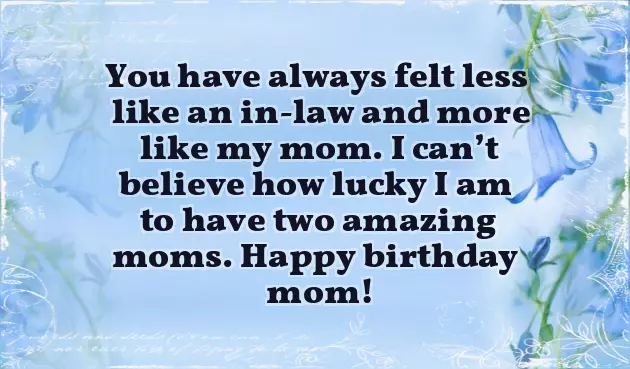 Wish For Mother In Law Birthday