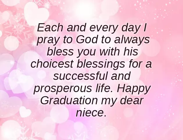High School Graduation Message To Niece