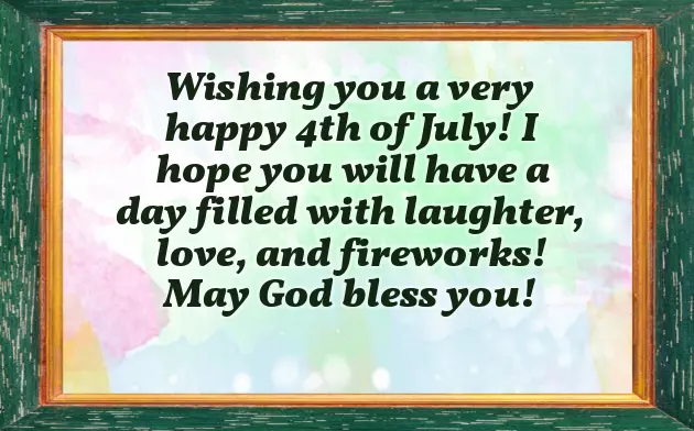 Happy 4 Of July Wishes