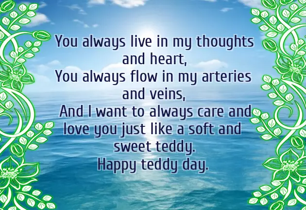 Teddy Day Message For Gf Teddy Day Message For Gf