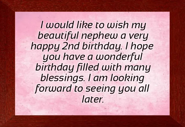Birthday Wording For Nephew