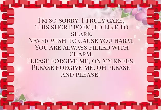 Poem To Say Sorry For Hurting You Poem To Say Sorry For Hurting You