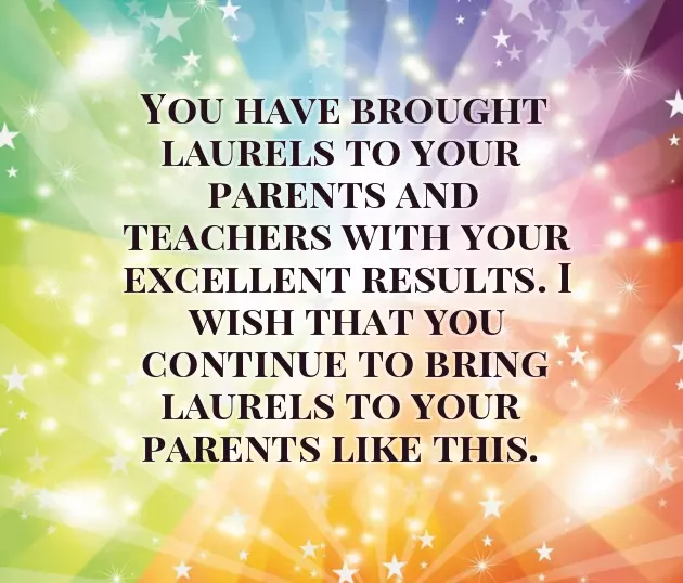 Congratulations For Results Congratulations For Results