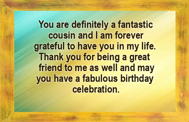 Happy Birthday Wishes For Younger Cousin Sister