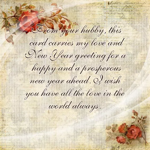 New Year Message To My Wife New Year Message To My Wife