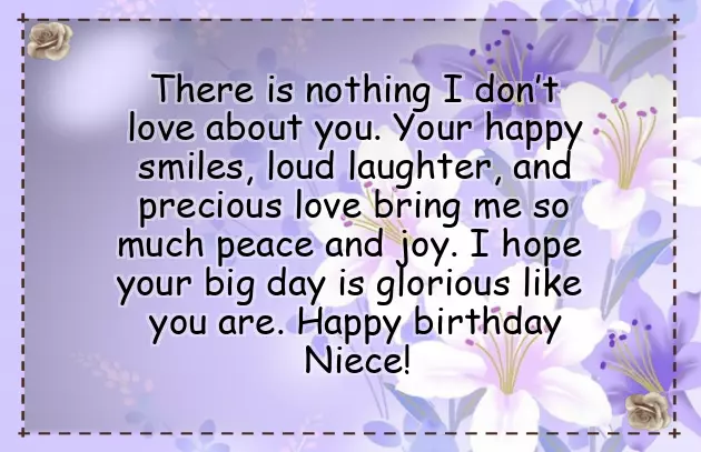 Words For A Niece On Her Birthday