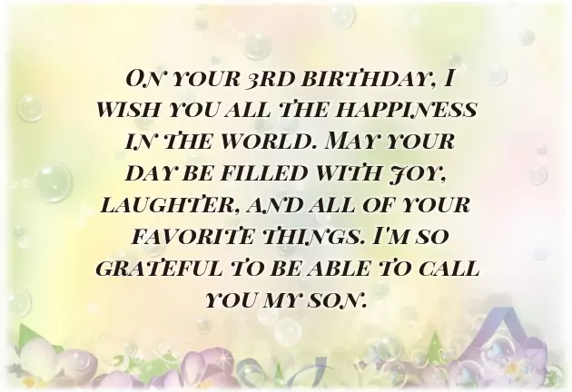 Happy Birthday Son From Mom And Dad
