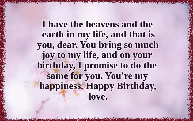 Telling Your Girlfriend Happy Birthday