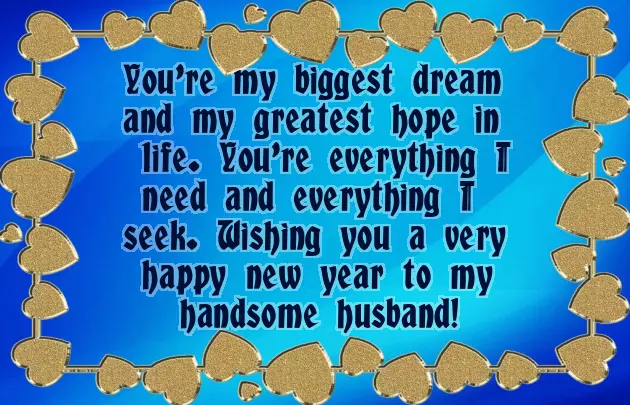 Husband New Year Wishes
