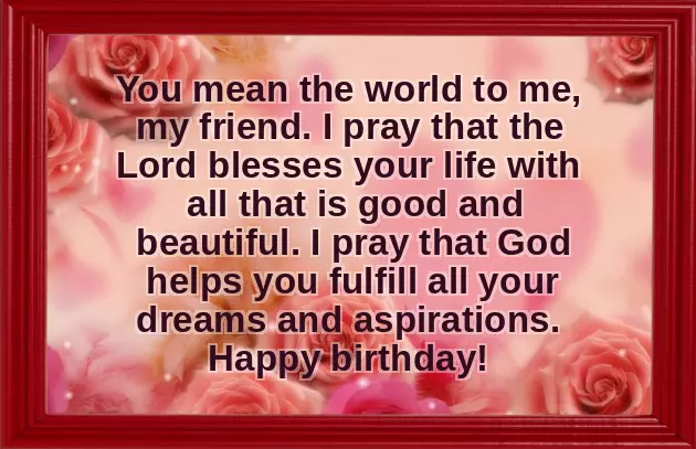 Birthday Blessings Woman