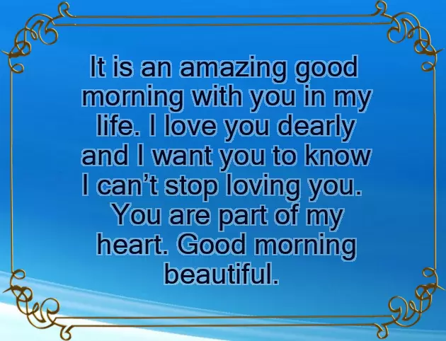 Good Morning Darling Wishes