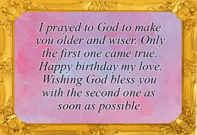 Humorous Male Birthday Wishes