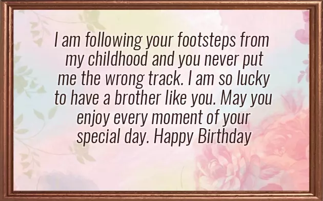 Birthday Wishes Thoughts Brother