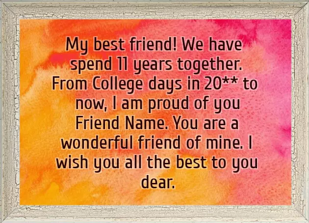 11 Years Of Togetherness Quotes