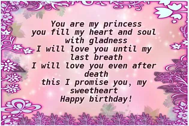 Special Birthday Wishes To Wife