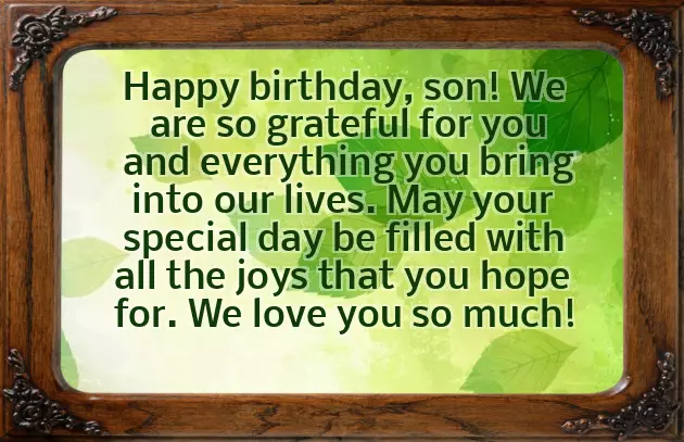 Greetings Son Birthday Greetings Son Birthday