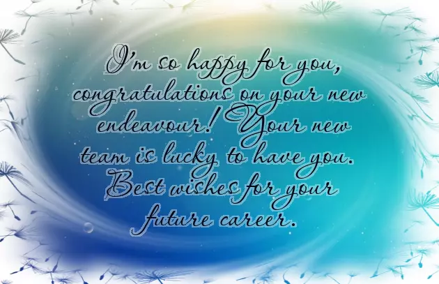 Wish You All The Best In Your New Venture