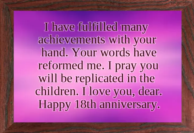 18Th Wedding Anniversary Quotes 18Th Wedding Anniversary Quotes