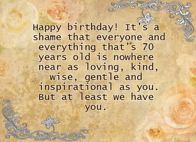 Funny 70Th Birthday Sayings Funny 70Th Birthday Sayings