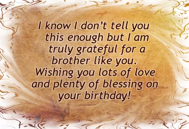 Best Big Brother Birthday Wishes