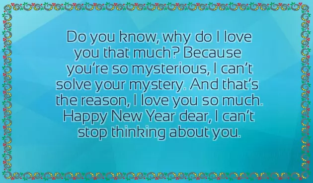 Happy New Year Wishes For Girlfriend