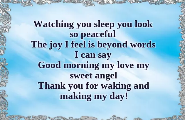 Good Morning Poem For My Boyfriend