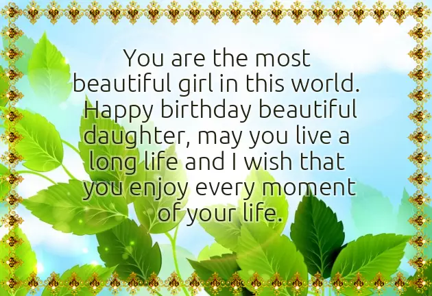 Happy Birthday Wishes For 21 Year Old Daughter