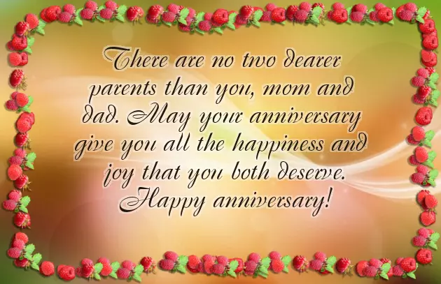 Happy Marriage Anniversary To Parents