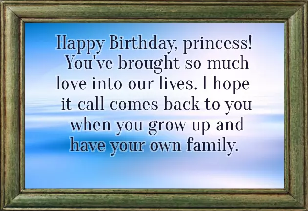 Happy Birthday Wishes For One Year Old Baby Girl