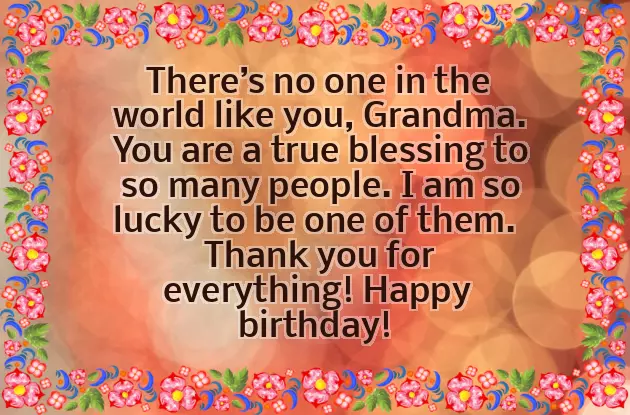 Happy Birthday Grandmother Quotes