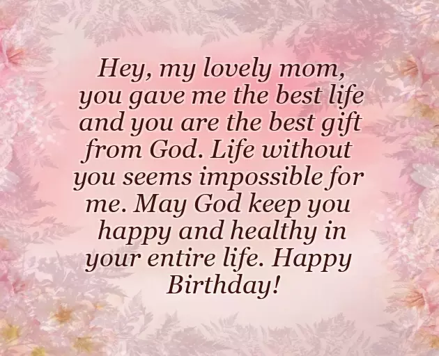 Happy Birthday To Best Mom