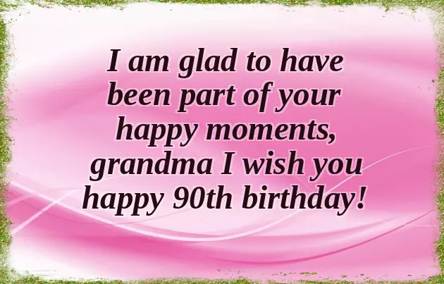 Birthday Wishes 90Th
