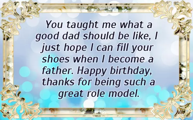 Happy Birthday To A Special Dad