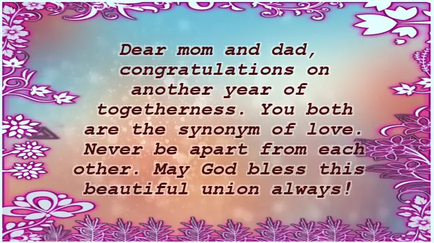 25Th Anniversary Wish For Parents 25Th Anniversary Wish For Parents