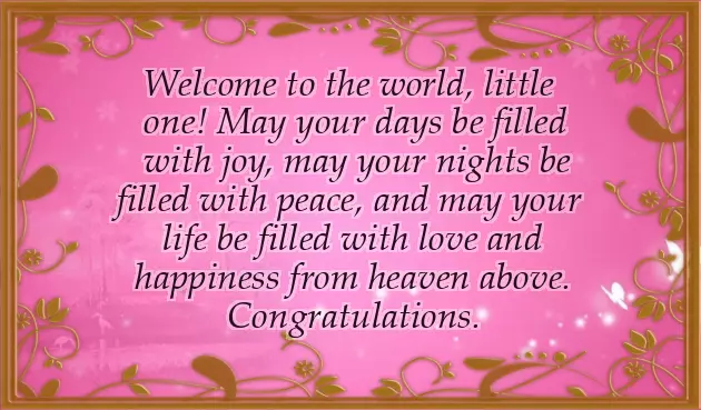 Congratulations For Being Blessed With A Baby Boy