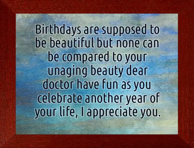 Doctor Birthday Wishes