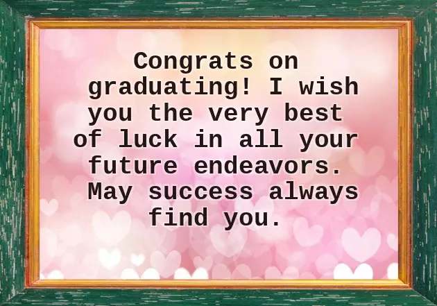 Congratulations Wishes For High School Graduation