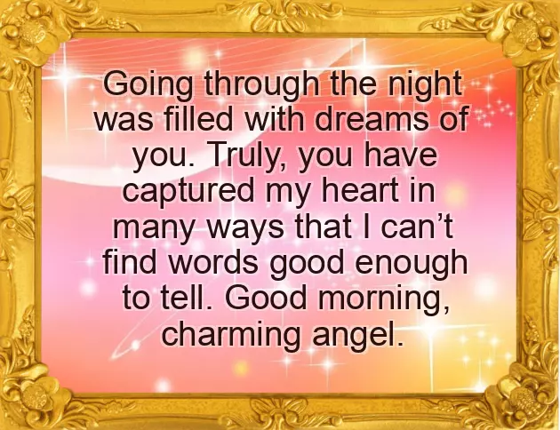 Romantic Good Morning Message For My Crush