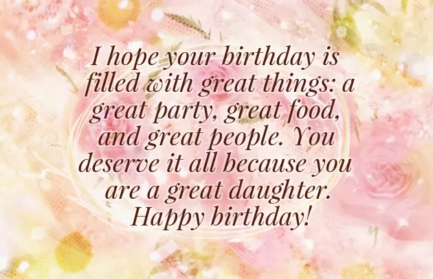 Simple Birthday Wishes Daughter Simple Birthday Wishes Daughter