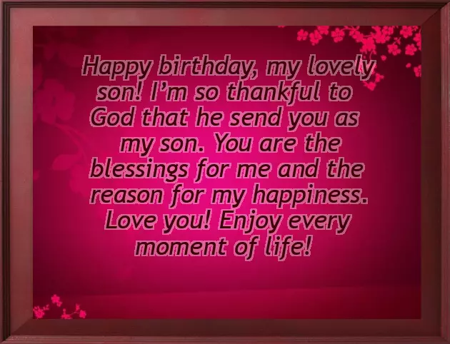 Congratulations To Parents On Son