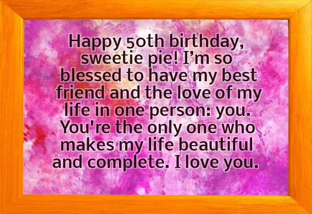 Funny Birthday Wishes 50Th