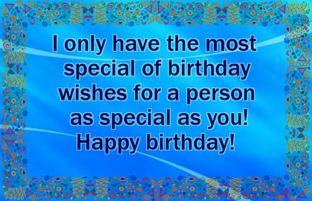 Birthday Short Words Birthday Short Words